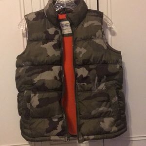 Old Navy Camo puffer vest